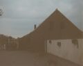 Abriss des Müllerhauses für den Bau des Mühlenparks (1994).