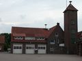 Blick vom rückwärtigen Feuerwehr in Richtung Klosterstraße - Aufnahme vom 6. Juli 2008.