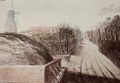 Die Große Hinterlohne im April 1870, links die Hohe Mühle.