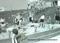 Ein Sandkasten an der Seebadeanstalt (um 1940).
