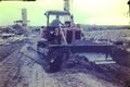 Bau der Kläranlage, aufgenommen am 12. Oktober 1960.