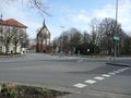 Vor dem Bau des Marktkreisels - Aufnahme vom 8. März 2012.