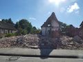 Abriss der Hausnummer 3 - Aufnahme vom 8. August 2022.