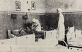 Ein Lazarett (Rettungsstelle) in der Schule (1939).