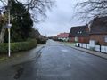 Blick in die Straße - Aufnahme vom 7. Dezember 2020.