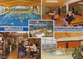 Das Hallenwellenbad auf einer Postkarte aus den 1970er Jahren.