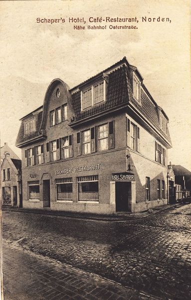 Datei:Osterstraße Hotel Henschen 1927 01.jpg