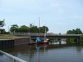 Blick auf die Neue Mühlenbrücke - Aufnahme vom 5. Juli 2008.