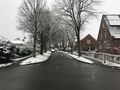 Ansichtsfoto der Straße, aufgenommen am 17. Januar 2021.