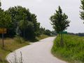 Blick in die Straße aus Richtung des Schafwegs - Aufnahme vom 17. Juli 2005.