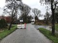 Blick in die Straße aus Höhe der Dr.-Frerichs-Straße. Aufnahme vom 7. Dezember 2020.