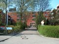 Blick in die Straße - Aufnahme vom 21. April 2003.