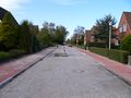Blick in die Straße - Aufnahme vom 3. Oktober 2004.