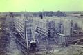 Bau der Kläranlage, aufgenommen am 12. Oktober 1960.