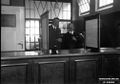 Neuer Weg 68 - Der zweite und letzte Sitz der Bank - Innenaufnahme aus der Zeit um 1925.