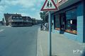 Blick von den Bahnschienen in westliche Richtung - Aufnahme vom 10. Juli 1977.