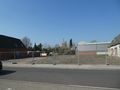 Große Mühlenstraße 17 - nach Abriss Gebäude des Gebäudes, im Hintergrund der Schlauchturm der alten FTZ - Aufnahme vom 30. März 2019.
