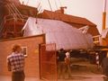 Abbau der Kappe im Jahre 1982.