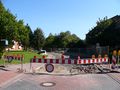 Bauarbeiten neue Straße - Aufnahme vom 3. September 2005.