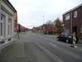 Blick in die Straße, jetzt mit neuer Verkehrsführung - Aufnahme vom 26. November 2012.