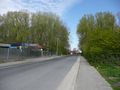Blick in Richtung Wurzeldeicher Straße - Aufnahme vom 3. Mai 2015.