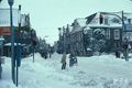 Die verschneite Osterstraße während der Schneekatastrophe 1979 - Aufnahme vom 18. Februar 1979.
