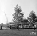 Bau des Schulgebäudes (September 1958).