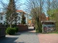 Blick in Richtung Marktplatz - Aufnahme vom 21. April 2003.