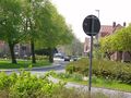 Blick in den neueren Straßenarm, linkerhand die Conerus-Schule - Aufnahme vom 6. Mai 2006.