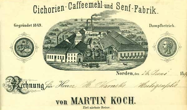 Datei:Muehlenstrasse Senffabrik Zichorienfabrik Kaffeemehlfabrik Martin Koch Werbung Rechnung 1899.JPG