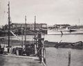 Der Hafen mit dem Molenkopf auf einer Aufnahme aus der Zeit um 1930.