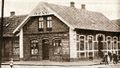 Die ehemalige Götz-Filiale am Burggraben 32 (ehemals Schlachthausstraße 1) vermutlich in der Zeit um 1935.