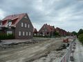 Bauarbeiten neue Straße - Aufnahme vom 10. Juli 2016.