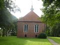 Bargeburer Kirche, Ansicht aus Richtung Heerstraße - Aufnahme vom 12. September 2021.