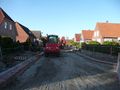 Bauarbeiten neue Straße - Aufnahme vom 29. Oktober 2016.