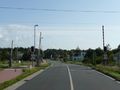 Blick auf den Bahnübergang - Aufnahme vom 6. September 2009.