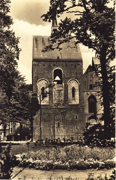 Datei:Am Markt Marktplatz Glockenturm ohne Spritzenhaus um 1940 01.jpg