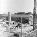 Bau des Schulgebäudes (September 1958).