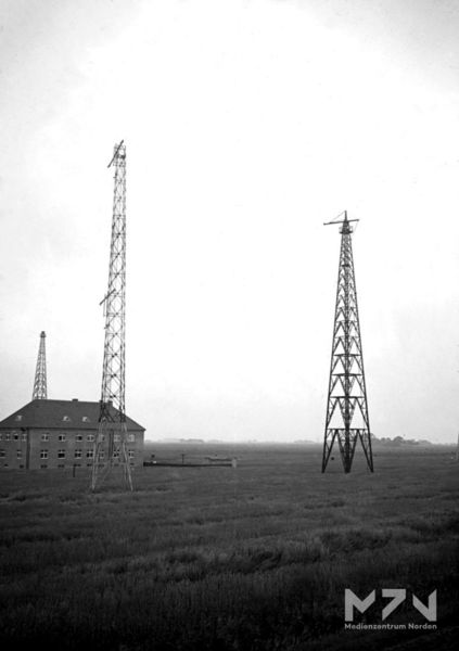 Datei:Utlandshörn Norddeich Radio um 1930 (1400220) MZ.jpg