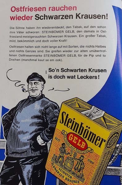 Datei:Steinboemer Lubinus Werbung Reklame um 1965 01.jpg