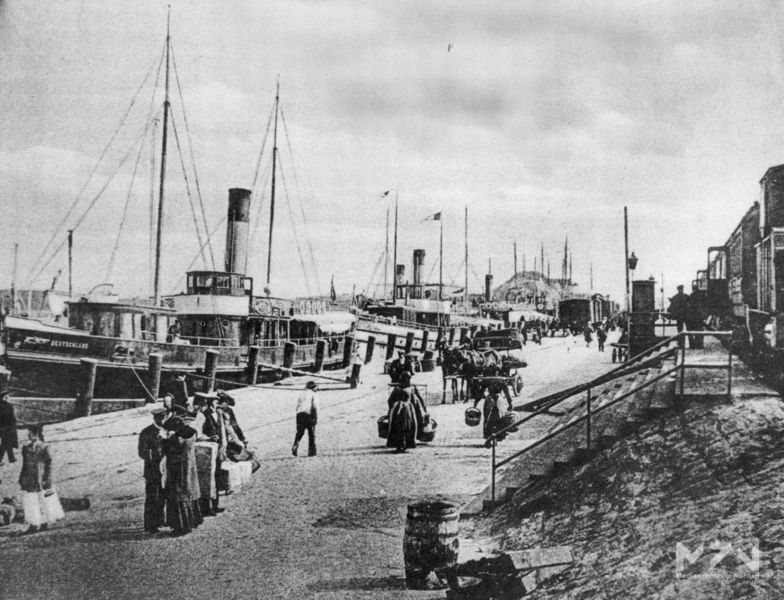 Datei:Norddeicher Hafen um 1900 (1100993) MZ.jpg