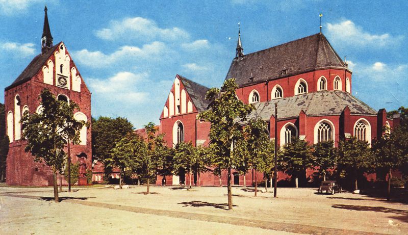 Datei:Am Markt Marktplatz Ludgerikirche um 1956 01.jpg